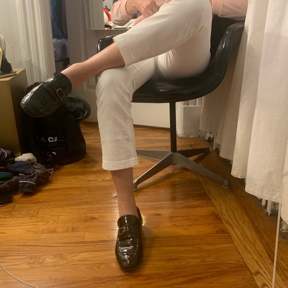 J. Crew White Billie Demi Boot Crop Jeans Kick-flare Denim Pants Size 27 EUC - Picture 13 of 16